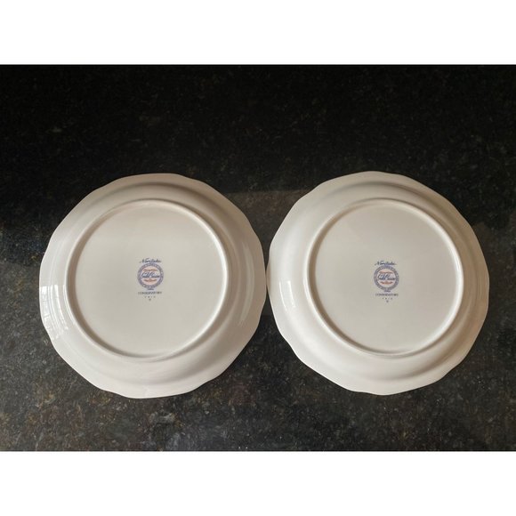 Noritake Gala Cuisine "Conservatory" 8 1/4" Salad Plates Japan (Qty. 2) - Picture 4 of 5